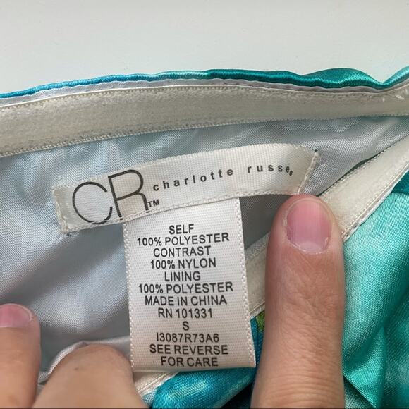 Charlotte Russe Floral Watercolor Flare Dress S - Picture 6 of 11